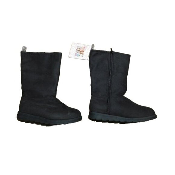 Mukluks Size 6 Mid Height Black Side Zip Casual Boots NWT - Picture 1 of 3